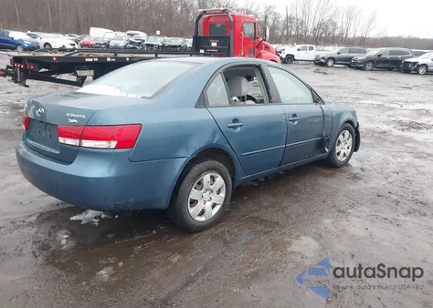 2007 Hyundai Sonata Gls из США, поврежденный, VIN 5NPET46C77H181276